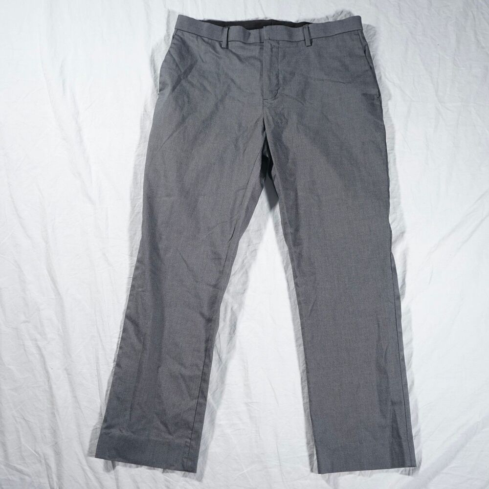 Banana Republic Slim Fit Chino Pants Grey 34x30 - Picture 8 of 8